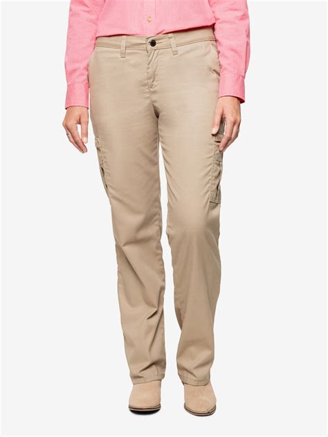 Womens Khaki Cargo Pants