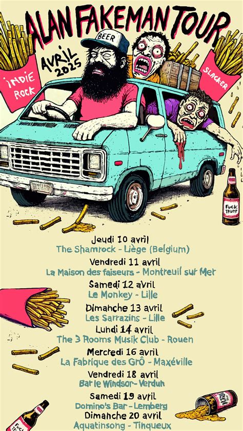 Alan Fakeman @ Le 3 Pièces MuzikClub, Le 3 Pièces Muzik'Club, Rouen, 14 ...