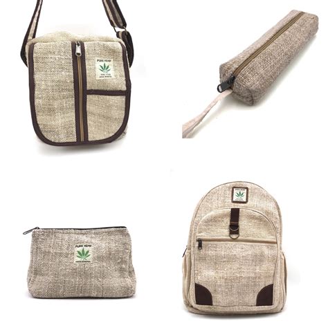 Buy Hemp Backpack Hemp Pouch Hemp Travel Bag Organic and Eco-friendly ...