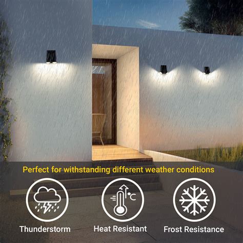 IFITech IFISWL-309 Outdoor Solar Fence Light with Motion Sensor