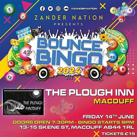 Zander Nation Bounce Bingo, Plough Inn, Macduff, 14 June 2024 ...