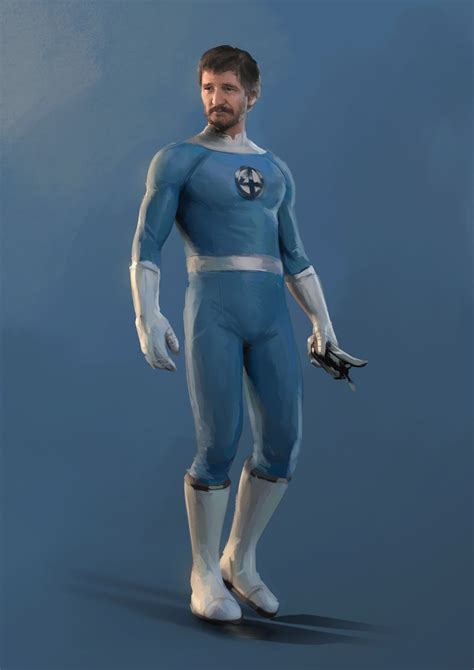 MCU: Fantastic Four Artwork Shows Pedro Pascal as Reed Richards