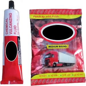 PRIDE Puncture Repair Patches forTubes Tyres Repairs with Chemical ...