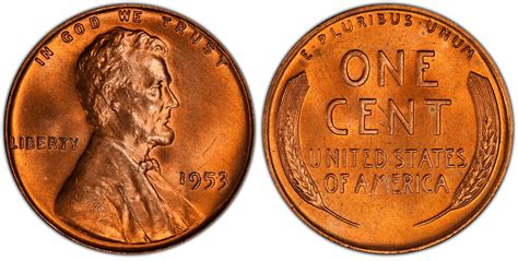 1953 Wheat Penny Value Guide - Rarest.org