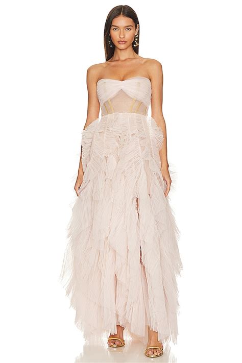 Maria Lucia Hohan Abby Gown in Rosa Gold | REVOLVE