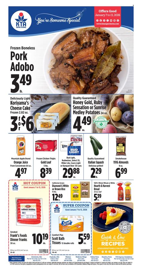 KTA Super Stores Weekly Ad • KTA Super Stores