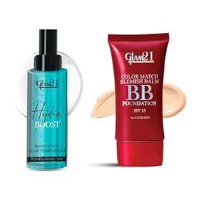Buy Glam21 Hydra Boost Glow Primer Water, 100ml + Color Match BB ...