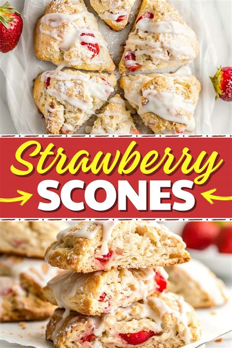 Strawberry Scones Recipe - Insanely Good