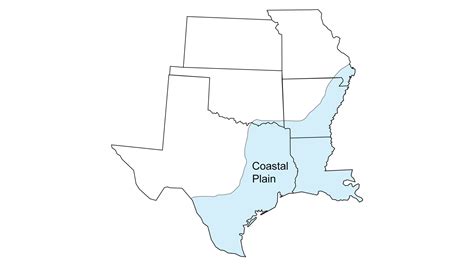 Coastal Plains Map