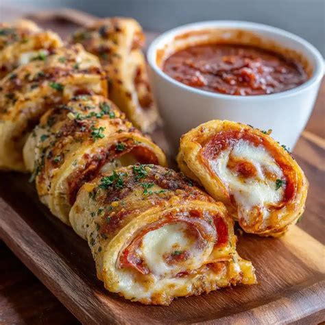 Cheesy Pepperoni Pizza Roll Ups: A Delightful Bite-Sized Delight ...