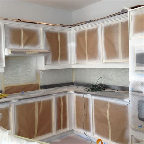How To Spray Paint Kitchen Cabinets - Kitchen Ideas