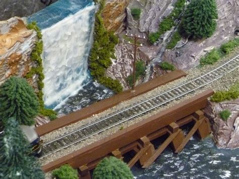 Image result for Model Railroad Waterfall Using Silicon