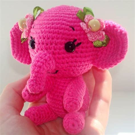 Image result for Crochet African Flower Elephant Tutorial