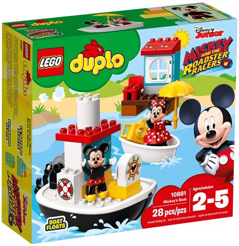 Buy LEGO 10881 DUPLO Disney Junior Mickey's Boat, Bath Toy for Toddlers ...