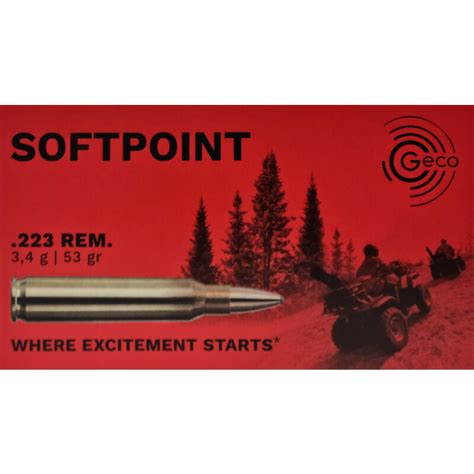 Geco .223 Rem TM 53gr, 22,95