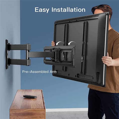 Buy PERLESMITH TV Wall Mount Swivel Tilt for 32-55 inch LED LCD OLED ...