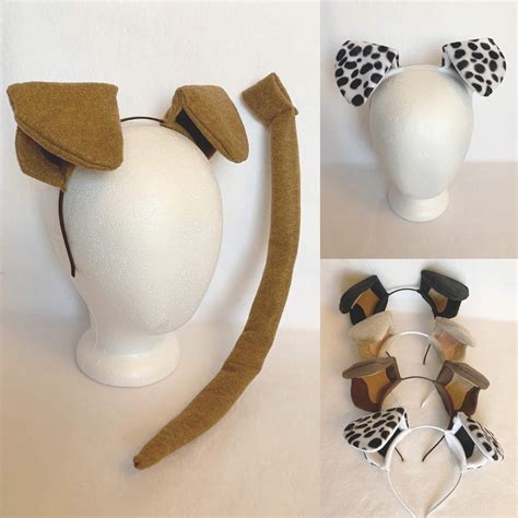 Dog Ears And Tail Costume at Sandy Vincent blog