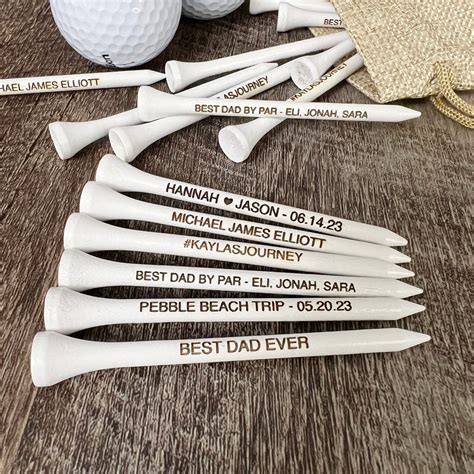 Custom Golf Tees Personalized Golf Tees Engraved Golf Gift for Men ...