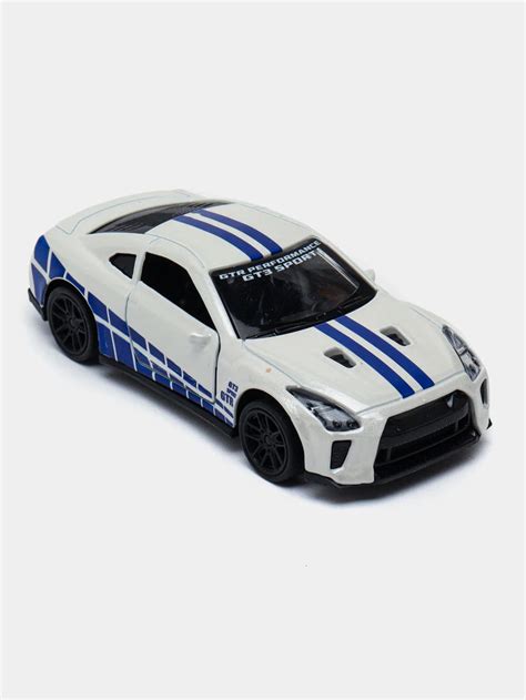 Nissan GTR R35 1:43 Diecast Metal Car With Print – Diecast Market