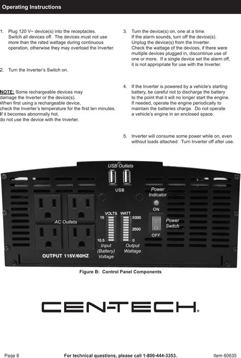 Harbor Freight 5000 Watt Continuous 10000 Peak Power Inverter Product ...