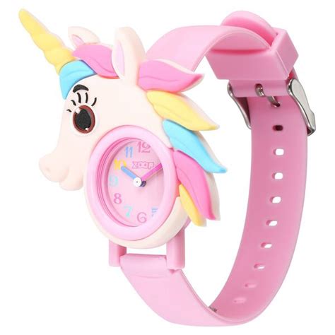 Buy Online Zoop Analog Unicorn Watch with Pink Dial & Pink Strap for ...