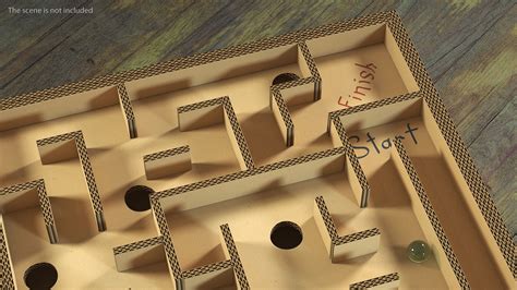 Board Game Marble Labyrinth from Cardboard 3D Model $29 - .3ds .blend ...