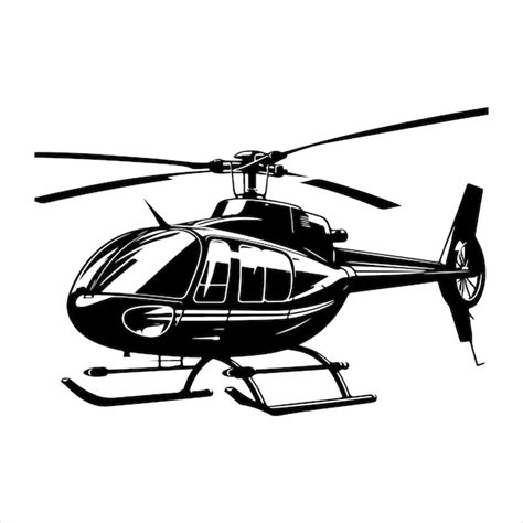 Emergency evacuation helicopter rescue silhouette black colour vactor ...