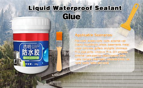 AKSHAR ENTERPRISE Transparent Waterproof Glue 300g with Brush, Leakage ...