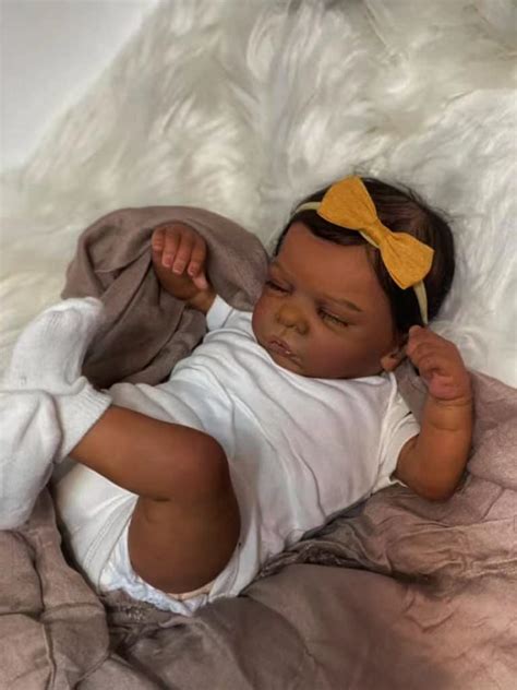 Buy Reborn Baby Dolls - Black Girl, 19 Inch Realistic Newborn, African ...