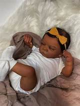 Buy Reborn Baby Dolls - Black Girl, 19 Inch Realistic Newborn, African ...