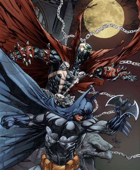 Spawn & batman | Spawn comics, Batman comic art, Batman art
