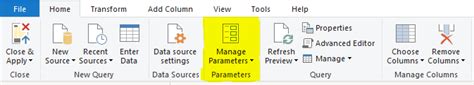 Image result for Query Parameter in Power Bi