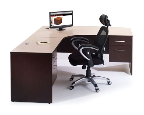 Image result for Rounded Computer Desk