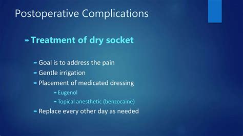 Complications of oral surgery | PPTX