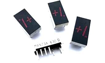MAN73A Common Anode Red Led 7-Segment Display (1 pcs) : Amazon.in: Home ...