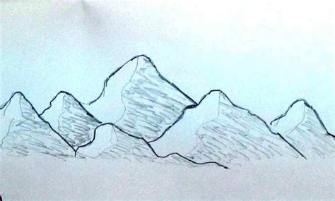 Mountains Drawing at GetDrawings | Free download
