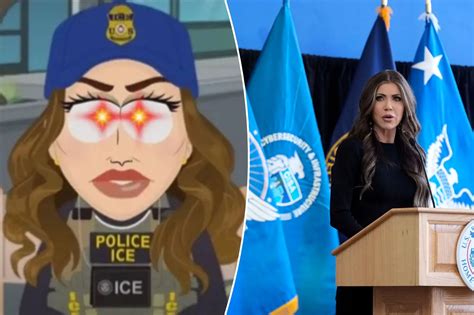 Noem changes X profile photo to her 'South Park' parody - Washington ...