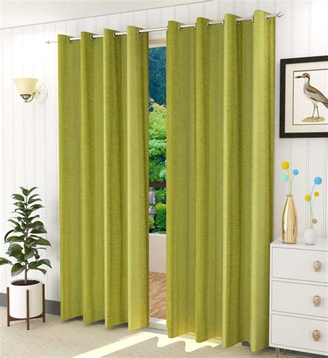 Buy Ami Creation Chenille Velvet Look Silver Grommet Room Darkening ...