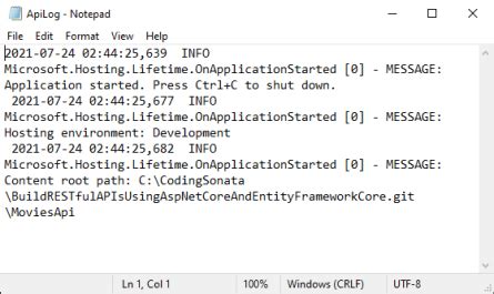 Image result for Logger in .Net Core Web API