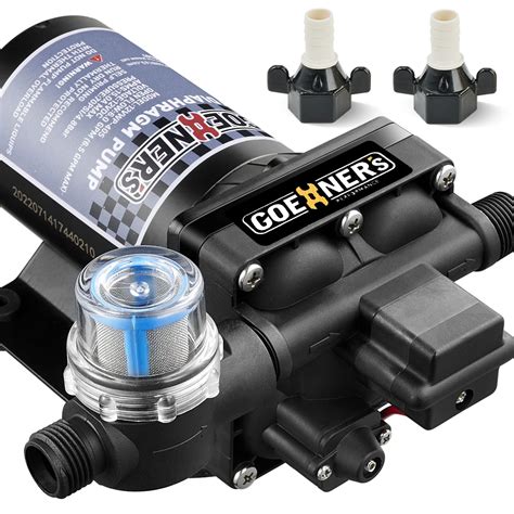 [Upgraded Version] RV Fresh Water Pump, 12V DC Water Pump, 6GPM 70PSI ...