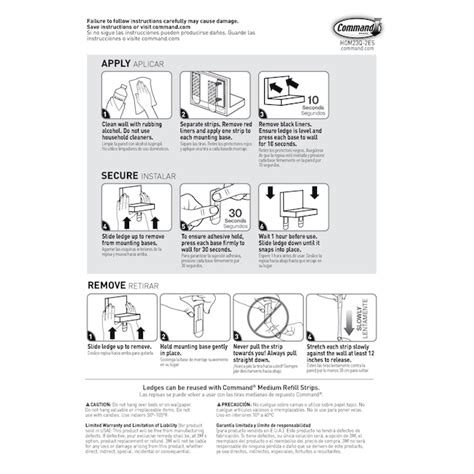 Command 4-in L x 3.5-in D x 3-in H Slate Square Floating Shelf (2 ...