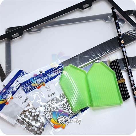 Image result for Custom Bling License Plate Frames