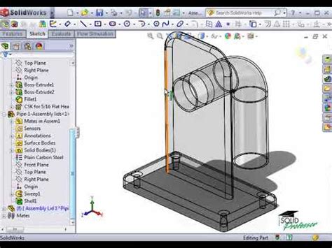 Image result for Hinged Lid SolidWorks Assembly