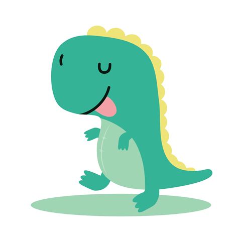 Cute Dinosaur Cartoon T Rex