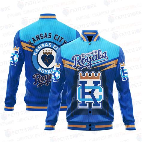 Kansas City Royals Major League Baseball AOP Varsity Jacket - Sports ...