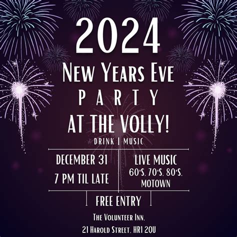 New Years at The Volly!, 21 Harold Street, Hereford, HR1 2QU, December ...