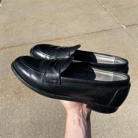 Alden penny loafers in black / made in the USA... - Depop