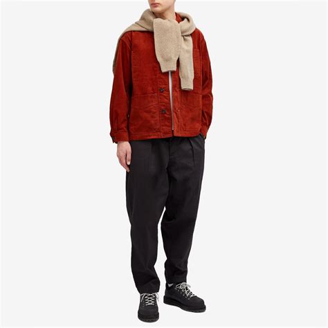 FrizmWORKS Corduroy French Work Jacket Brick | END. (US)
