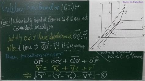 Lecture-3 Mechanics- Frame of reference: Galilean Transformations | PDF