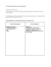 Image result for Operations Management vs Project Management